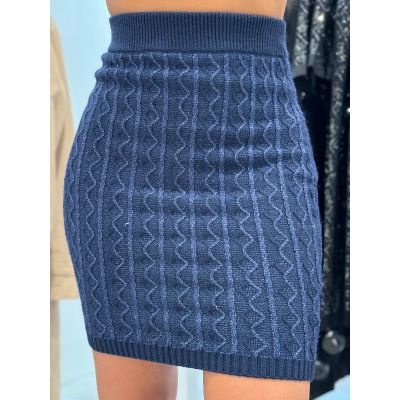 Guess - Tiffany Skirt Swtr - Blauw