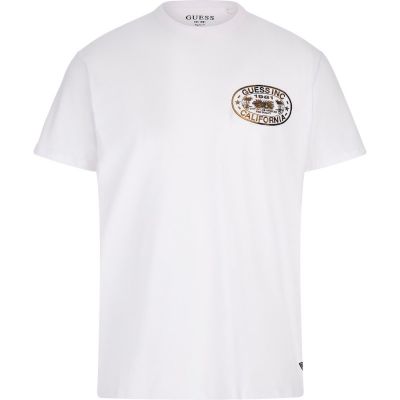 Guess - Ss Bsc City Of Angels Tee - Wit