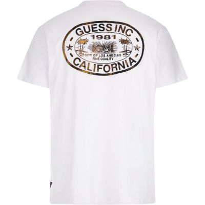 Guess - Ss Bsc City Of Angels Tee - Wit