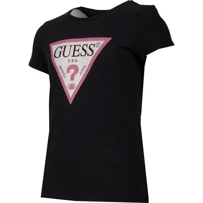 Guess - T-shirt - Zwart
