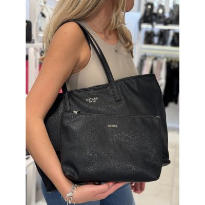 Guess - Vikky II Large 2 In 1 Tote - Zwart
