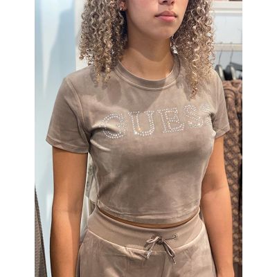 Guess Active - Couture Crop Top - Beige