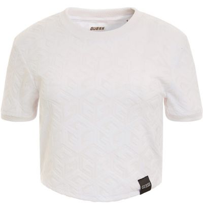 Guess Active - Marco Gcube Crop Tee - Wit