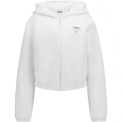 Guess Active - Kiara Hooded Zip Sweater - Wit