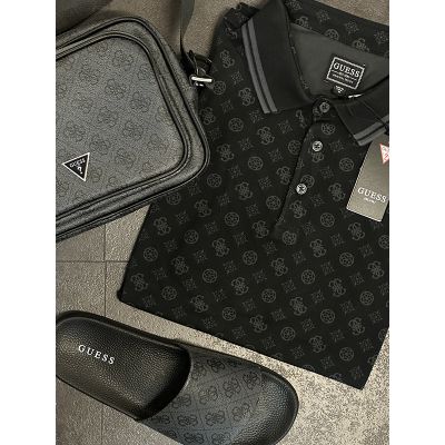 Guess - Slippers - Zwart