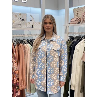 Guess Active - Emilee Scuba Shirt Dress - Blauw
