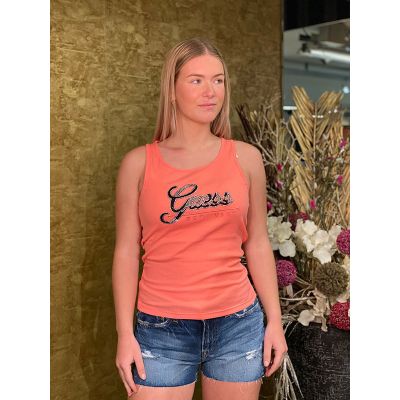Guess - Tank Guess Script Top - Koraal