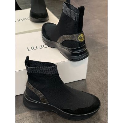 Liu Jo - Hoge Sneakers - Zwart