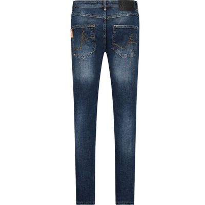 Malelions - Men Stained Jeans Skinny Fit - Blauw