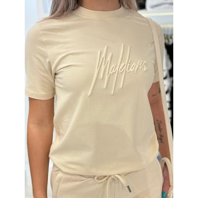 Malelions - Women Essentials T-shirt - Beige