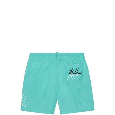 Malelions - Malelions Men Split Swim Shorts - Turquoise