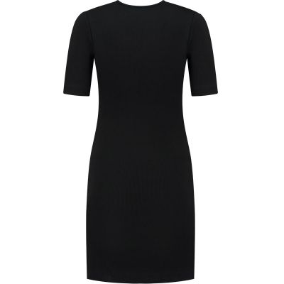 Nikkie - Cutout Rib Dress - Zwart