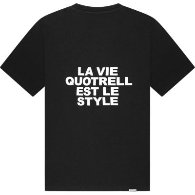 Quotrell - La Vie T-shirt - Zwart
