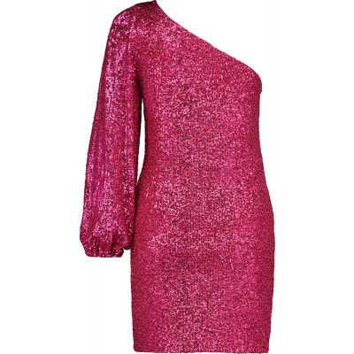 Steve Madden - Asymmetrical Dress - Roze