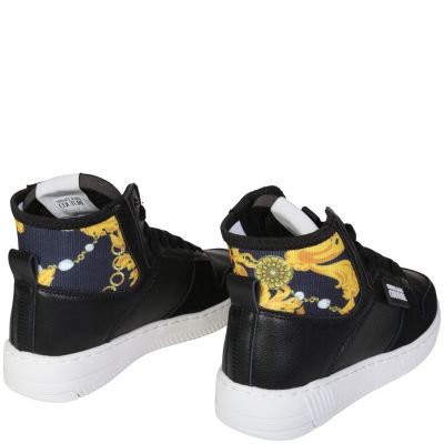 Versace Jeans - Hoge Sneakers - Zwart