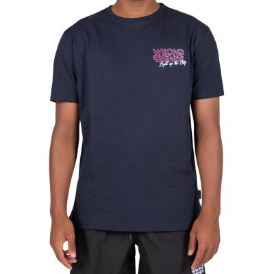 Wrong Friends - Light Up The City T-shirt - Donkerblauw