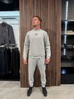 Malelions -   Men Striped Signature Tracksuit - Grijs