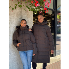 Airforce - Maya Puffer Jacket - Dark Coffee