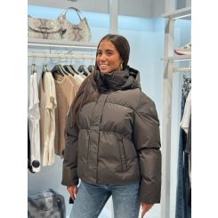 Airforce - Maya Puffer Jacket - Dark Coffee