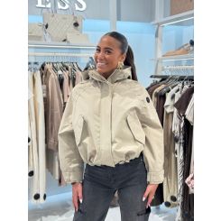 Airforce - Oversized Softshell Jacket - Beige