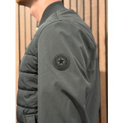Airforce - Pike Padded Bomber Jacket - Grijs