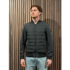Airforce - Pike Padded Bomber Jacket - Zwart
