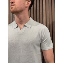 Antony Morato - Sweater Polo Regular Fit - Grijs