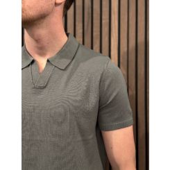 Antony Morato - Sweater Polo Regular Fit - Groen