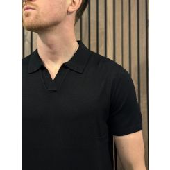Antony Morato - Sweater Polo Regular Fit - Zwart