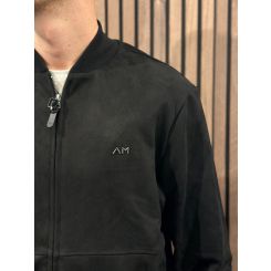 Antony Morato - Sweatshirt Stretch Faux Suede - Zwart