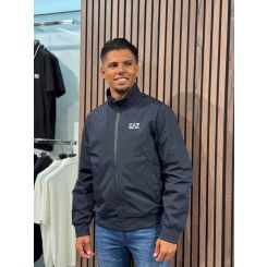 Armani EA7 - Man Woven Bomber Jacket - Blauw