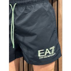 Armani EA7 - Man Woven Boxer Beachwear - Blauw