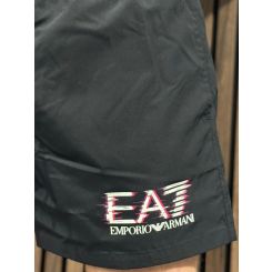 Armani EA7 - Man Woven Boxer Beachwear - Zwart