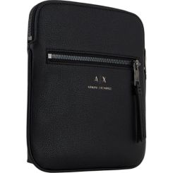 Armani Exchange - Flat Crossbody Messenger Bag - Zwart