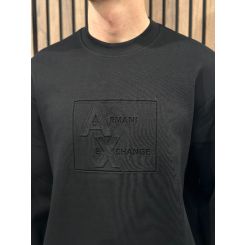 Armani Exchange - Man Jersey Sweatshirt - Zwart