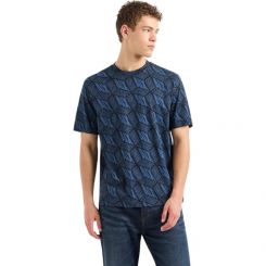 Armani Exchange - Man Jersey T-shirt - Blauw