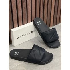 Armani Exchange - Slippers - Zwart