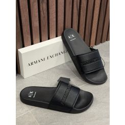 Armani Exchange - Slippers - Zwart