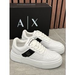 Armani Exchange - Women Woven Sneakers - Wit