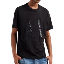 Armani Exchange - Man Jersey T-shirt - Zwart