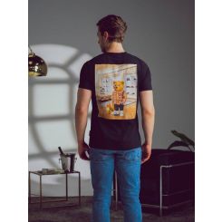 Baron Filou - T-shirt Poster Backprint Filou LXXXVII - Zwart