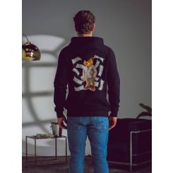 Baron Filou - Backprint Hoodie Filou XCII Dollar - Zwart