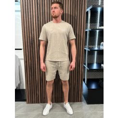 Boss - Waffle Shorts - Beige