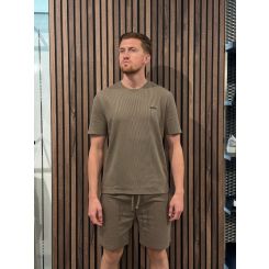 Boss - Waffle T-Shirt - Bruin