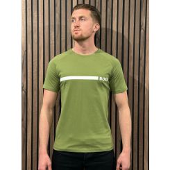 Boss - T-shirt RN Slim Fit - Groen