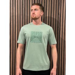 Boss - Tee Logo Rib - Groen