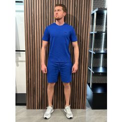 Boss - Waffle Shorts - Blauw