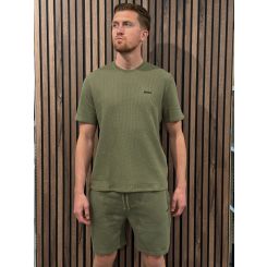 Boss - Waffle Shorts - Groen