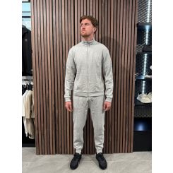 Boss - Structure Zip Jacket - Grijs