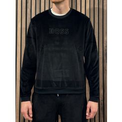 Boss - Velour Joggingpak - Zwart